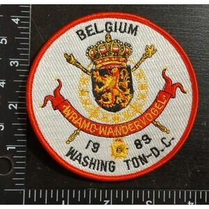 Belgium 1989 Washington D.C Wramc wander vogel Rare Patch